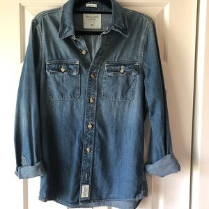 Abercrombie denim shirt “muscle”